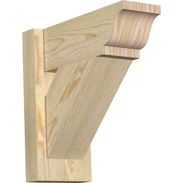 Ekena Millwork Traditional Traditional Rough Sawn Outlooker, Douglas Fir, 6"W x 14"D x 14"H OUT06X14X14TRA01RDF - main